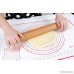 suanua Silicone Baking Mats Large 23.62 x 15.74 Non Skid Pastry-Mat with Measurements Set of Silicone Scraper and Basting Brush(3 in 1) - B078QPFLBQ